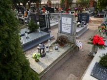 zdjęcie grobu Stanisława Wichra - ofiary terroru niemieckiego. Wronki 