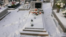 zdjęcie grobu Mieczysława Sibery w Kępnie
