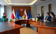 Spotkanie UNHCR Dyrektor Astrid Castelein z wojewodą wielkopolski Agatą Sobczyk