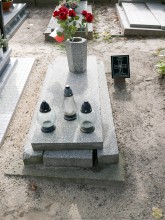 zdjęcie grobu Powstańca Wielkopolskiego Józefa Kozicy w Czaczu