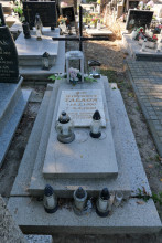 zdjęcie grobu Wincentego Talagi - ofiary terroru niemieckiego. Pleszew