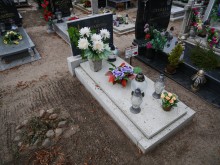 zdjęcie grobu Katarzyny Pawlak - ofiary terroru niemieckiego. Wronki