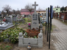 zdjęcie grobu Aleksandra Kurzajaka - poległego w II wojnie światowej. Golina
