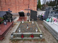 Zdjęcie grobu ofiar II wojny światowej. Kostrzyn Wlkp.