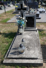 zdjęcie grobu Antoniego Kiełtyki w Czajkowie