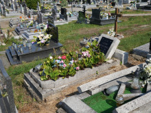 zdjęcie grobu Leona Bachlińskiego w Czajkowie