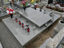 zdjęcie grobu ofiar terroru niemieckiego. Wysocko Wielkie