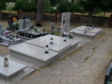 zdjęcie grobu Polaków pomordowanych przez Niemców w 1939 r. Strzyżewo Kościelne