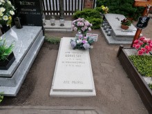 zdjęcie grobu Jana Tomasza Góralskiego we Wronkach - ofiary terroru stalinowskiego