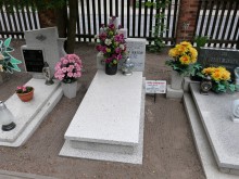zdjęcie grobu Józefa Batora we Wronkach - ofiary terroru stalinowskiego