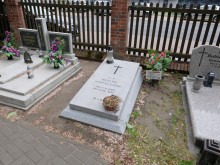 zdjęcie grobu Wacława Korpolewskiego we Wronkach - ofiary terroru stalinowskiego