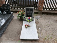 zdjęcie grobu Stanisława Pisarskiego we Wronkach - ofiary terroru stalinowskiego
