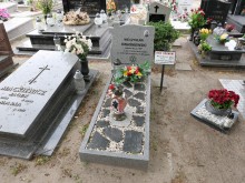 zdjęcie grobu Mieczysława Kwaśniewskiego we Wronkach - ofiary terroru stalinowskiego