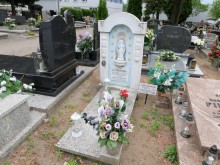 zdjęcie grobu Jana Hałubowicza we Wronkach - ofiary terroru stalinowskiego