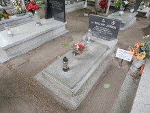 zdjęcie grobu Wacława Lipińskiego we Wronkach - ofiary terroru stalinowskiego