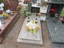 zdjęcie grobu Jana Skrzyszowskiego we Wronkach - ofiary terroru stalinowskiego