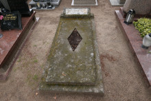 zdjęcie grobu Władysława Kierzkowskiego - ofiary terroru niemieckiego. Szamotuły