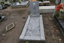 zdjęcie grobu Bronisława Szumskiego poległego w II wojnie światowej. Wągrowiec