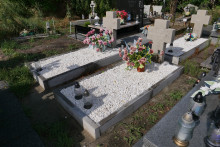 zdjęcie grobu (II) nieznanego żołnierza rosyjskiego z 1914 r. w Kosmowie