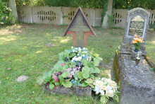 zdjęcie grobu Willibalda Glassmanna żołnierza niemieckiego z 1915 r.