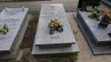 zdjęcie grobu Edwarda Kaja żołnierza Wojska Polskiego z 1944 r. w Krotoszynie