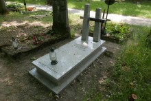 zdjęcie grobu Ireneusza Sikory- ofiary Powstania Poznański Czerwiec '56