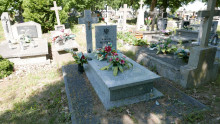 zdjęcie grobu Wiktora Wentza w Przedczu