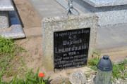 zdjęcie grobu Wojciecha Lewandowskiego - ofiary terroru niemieckiego. Skulska Wieś