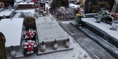 zdjęcie grobu powstańca wielkopolskiego Bernarda Kozłowskiego w Czerlejnie