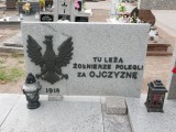 zdjęcie grobu Powstańców Wielkopolskich w Łękach Wielkich
