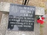 zdjęcie grobu Alojzego Bruskiego we Wronkach - ofiary terroru stalinowskiego