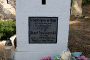 zdjęcie grobu Józefa Szymańskiego - ofiary II wojny światowej. Kiszewo