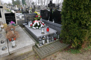 zdjęcie grobu żołnierza AK Alfreda Nowackiego w Kaliszu