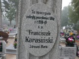 zdjęcie  grobu Powstańca Wielkopolskiego Franciszka Karasińskiego oraz poległych w wojnie 1920 r. Dębnica