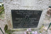 zdjęcie grobu Andrzeja Hoppe - ofiary Powstania Poznański Czerwiec '56