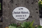 zdjęcie grobu powstańca wielkopolskiego Franciszka Wiśniewskiego w Sierakowie