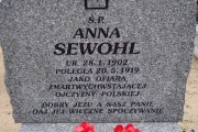 zdjęcie grobu Anny Sewohl w Kopanicy