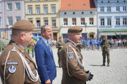 Uroczysta przysięga wojskowa Brygady Obrony Terytorialnej w Śremie 