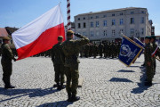 Uroczysta przysięga wojskowa Brygady Obrony Terytorialnej w Śremie 
