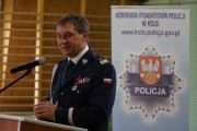 Wystąpienie komendanta wojewódzkiego policji w Poznaniu