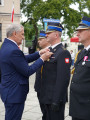 uroczystość nadania sztandaru Komendzie Powiatowej Państwowej Straży Pożarnej w Grodzisku Wielkopolskim