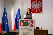 Przemawia wicewojewoda wielkopolska Karolina-Fabiś-Szulc