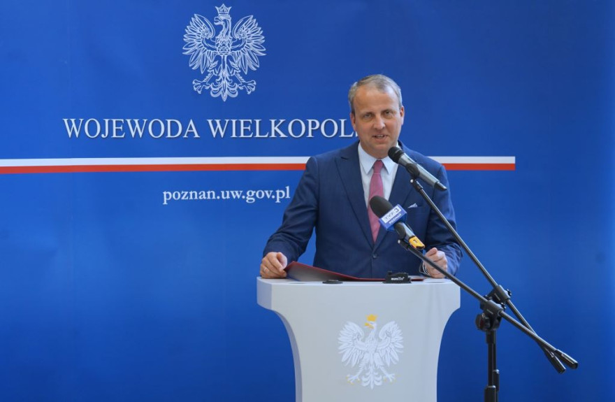 Przemowa wojewody Michała Zielińskiego