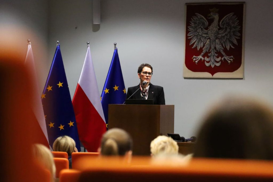 Szefowa Służby Cywilnej Anita Noskowska-Piątkowska odwiedziła Wielkopolski Urząd Wojewódzki w Poznaniu
