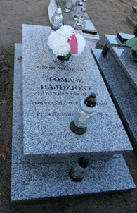 Wzór nagrobka przedłożony przez samorząd 1